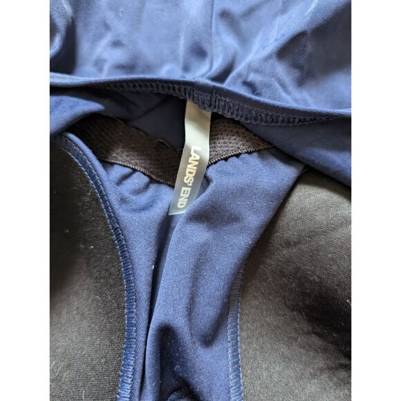 Lands End Womens Navy Blue One-Piece Swimsuit Size 12 - Picture 4 of 5